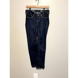 J.Crew Maternity Stretch Matchstick Straight Leg Jeans Dark Wash 25